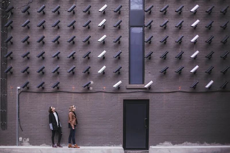 Security surveillance camera monitoring Las Vegas property